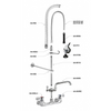 GSW AA Faucet Pre-Rinse Unit Parts and Spouts