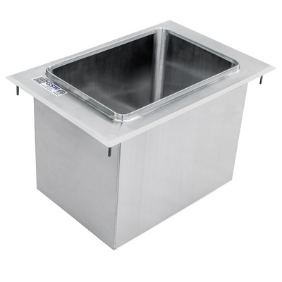 Stainless Steel Drop-In Ice Bin