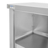 GSW Cabinets Flat Top Dish Cabinet Table