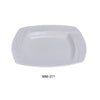 Yanco MM-311 11" Square Pasta Bowl 24 Oz, Bone White, Pack of 12 (1 Dz )