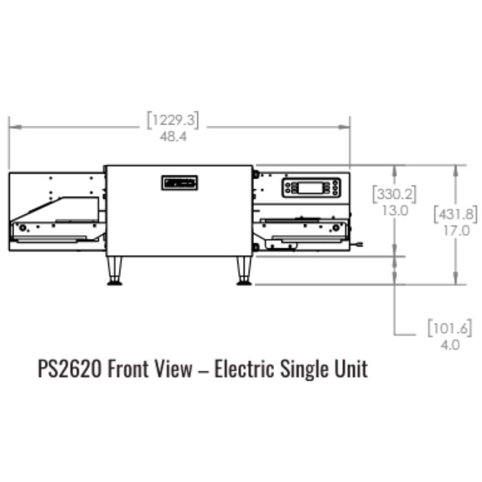 Middleby Marshall PS2620 Ventless Countertop Conveyor Oven - Single/Double Stack Options Available