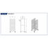 GSW Knock-Down Aluminum Bun Pan Rack