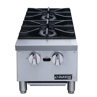 Dukers Hot Plate DCHPA12 Hot Plate with 2 Burners
