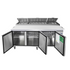 ATOSA MPF8203GR — 93″ Refrigerated Pizza Prep. Table