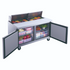 Dukers Food Prep Table Refrigerator DSP60-16-S2 2-Door Commercial Food Prep Table Refrigerator in Stainless Steel