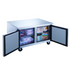 Dukers Undercounter Freezer DUC48F 2-Door Undercounter Freezer in Stainless Steel