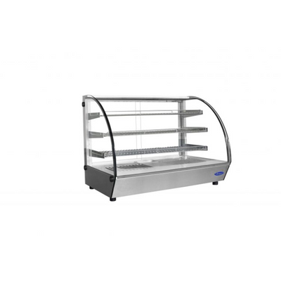 CHDC-56 — Countertop Heated Curved Display Case (5.6 cu ft)