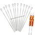 Stainless Steel Skewers Closed-hook in Multiple Sizes - 12", 15", 18",21",24" length