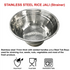 Heavy Duty Stainless Strainer / Rice Jali Stainless Steel 16"