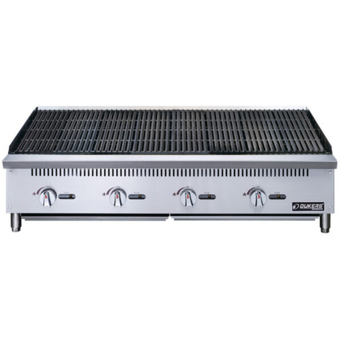 Dukers Charbroilers  DCCB48 48 in. W Countertop Charbroiler