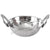 Hammered Stainless Steel Kadai – Double Wall Serving Bowl with Hand-Hammered Outer Layer (Available in 8 oz to 47 oz Sizes)