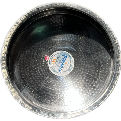 Heavy Duty 2 mm thick, Stainless Steel Biryani Lagan - Available in different sizes