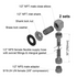 GSW Easy-to-Install Flexible Water Supply Hose