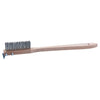 Winco Heavy-Duty Wire Scratch Brushes with Wooden Handles and Metal Scrapers