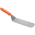 Winco Cool Heat High-Heat Stainless Steel Turners with Orange Nylon Handles