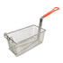 Adcraft Commercial Nickel-Plated Fry Basket with Color-Coded Handle