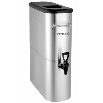 Prepline ITD3G 3 gallon slim stainless steel iced tea dispenser