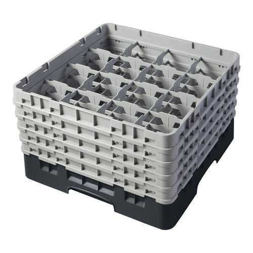 Cambro Camrack 16 Compartment Glass Rack with 10 1/8 Inch Compartments ( Case of 2 )