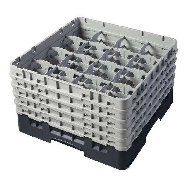 Cambro Camrack 16 Compartment Glass Rack with 10 1/8 Inch Compartments ( Case of 2 )
