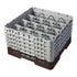 Cambro Camrack 16 Compartment Glass Rack with 10 1/8 Inch Compartments ( Case of 2 )