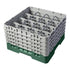 Cambro Camrack 16 Compartment Glass Rack with 10 1/8 Inch Compartments ( Case of 2 )
