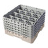 Cambro Camrack 16 Compartment Glass Rack with 10 1/8 Inch Compartments ( Case of 2 )