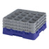 Cambro Camrack 16 Compartment Glass Rack with 7 3/4 Inch Compartments ( Case of 3 )
