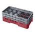 Cambro Camrack 10 Compartment Half Size Glass Rack with 5 1/4 Inch Compartments ( Case of 4 )