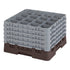 Cambro Camrack 16 Compartment Glass Rack with 11 Extenders ( Case of 2 )