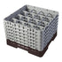 Cambro Camrack 16 Compartment Glass Rack with 11 3/4 Inch Compartments ( Case of 2 )