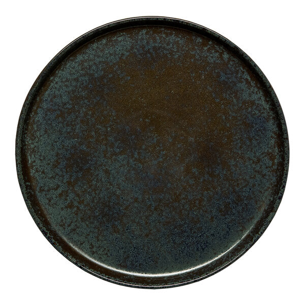 Ariane Equinox Round Raised Rim Porcelain Plate ( Case Of 4 )