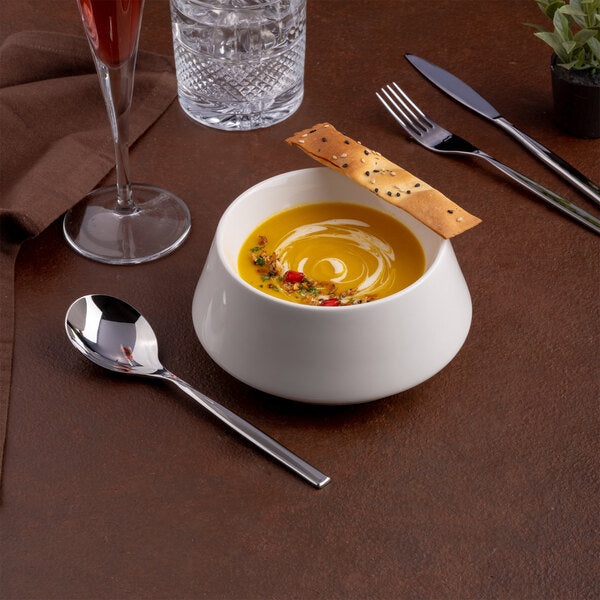 Ariane Slide Ivory 6" Round Porcelain Coupe Bowl ( Case Of 6 )