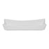 Ariane Slow Fast Ivory 9 5/16" x 4 3/16" Rectangular Raised Rim Porcelain Hot Dog Tray ( Case Of 6 )