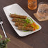 Ariane Vital Rectangle Asymmetric Rectangular Porcelain Coupe Platter ( Case Of 6 )