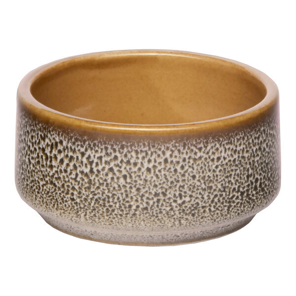 Ariane Freckles 2 3/4" Brown Round Porcelain Ramekin ( Case Of 12 )