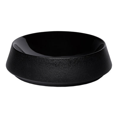 Ariane Slide Dazzle Black Round Porcelain Coupe Bowl ( Case Of 2 )