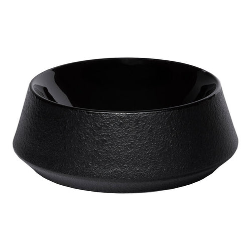 Ariane Slide Dazzle Black Round Porcelain Coupe Bowl ( Case Of 2 )