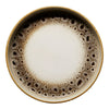 Ariane Round Raised Rim Porcelain Plate with Outside Jaguar Effect ( Case Of 4 )
