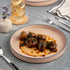 Ariane Selas Round Raised Rim Porcelain Plate ( Case Of 4 )