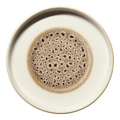Ariane Round Raised Rim Porcelain Plate with Inside Jaguar Effect ( Case Of 4 )