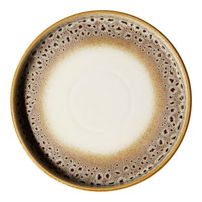 Ariane Round Raised Rim Porcelain Plate with Outside Jaguar Effect ( Case Of 4 )