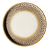 Ariane Round Raised Rim Porcelain Plate with Outside Jaguar Effect ( Case Of 4 )