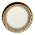Ariane Round Raised Rim Porcelain Plate with Outside Jaguar Effect ( Case Of 4 )