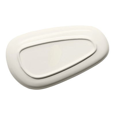 Ariane Jaguar 10 4/5'' Oval Porcelain Coupe Platter with Spotted Rim ( Case Of 6 )