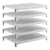 Cambro Camshelving Premium 5-Shelf Vented Shelf Kit 24