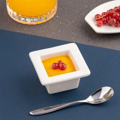 Ariane Miniature 2 3/4" Square Wide Rim Porcelain Deep Bowl ( Case Of 18 )