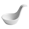 Ariane Miniature 3 7/9" Round Porcelain Coupe Spoon Bowl with Handle ( Case Of 18 )