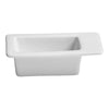 Ariane Miniature 4 5/7" Rectangular Porcelain Deep Bowl with Offset Wide Rim ( Case Of 18 )