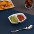Ariane Miniature 4 5/6" Rectangular Divided 2-Compartment Porcelain Bowl ( Case Of 18 )
