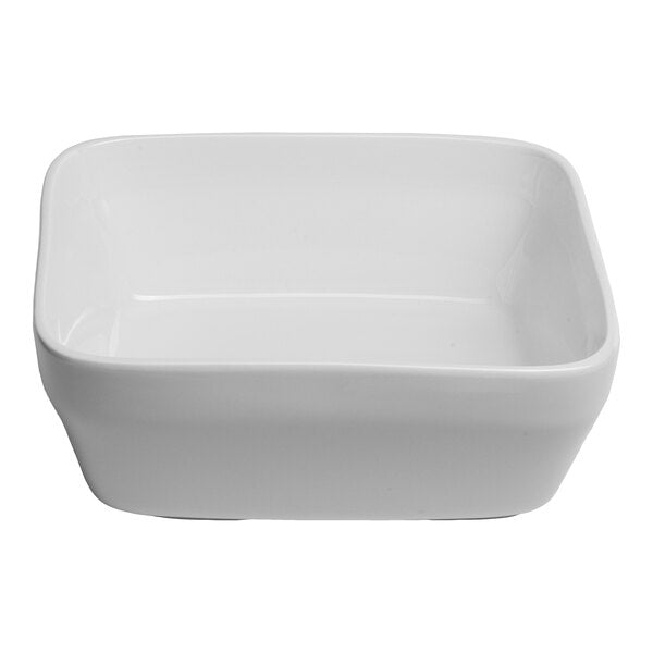 Ariane Round Square Porcelain Serving Bowl Buffet Ivory